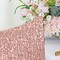 1 Piece Blush Pink Or Rose Gold Sequin Spandex Chair Cap 13.5 inch by 10 inch Event Decor